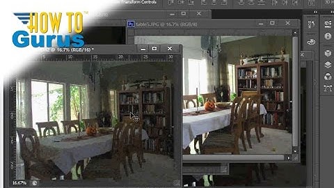 How to Use HDR Merge to Create a High Dynamic Range Image in Adobe Photoshop - CS5 CS6 CC Tutorial
