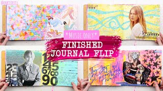 🎨 ⭐️ 📖 ART JOURNAL FLIP THROUGH *Music Only* // #journal #artjournal #journalflip