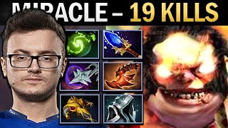 Pudge Dota Gameplay Miracle with Refresher and 19 Kills