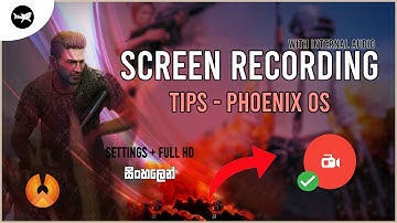 How to setup Screen Recorder for Phoenix OS & Drock OS | Internal Audio recording screen recorder