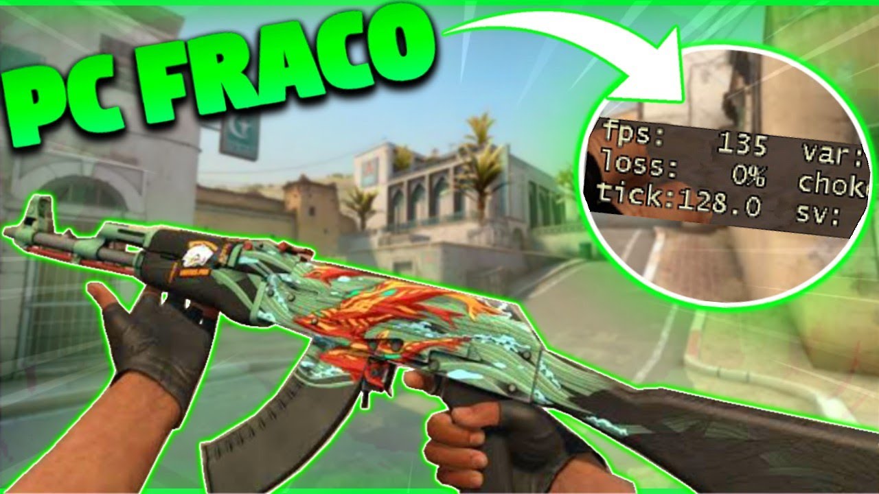 COMO RODAR CSGO EM PC FRACO ( Como Aumentar o FPS do CSGO ) - YouTube