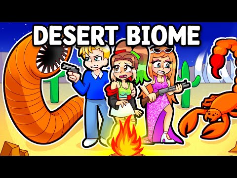 I Survived 99 NIGHTS In A DESERT BIOME..