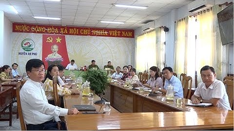 An Phú dự hội nghị trực tuyến đảm bảo an toàn giao thông đối với học sinh