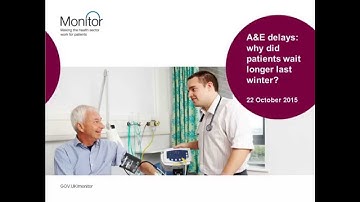 A&E delays webinar: method, findings and next steps