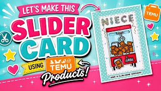 Lets Make A Card With Temu Products #3 @craftyheaven4007