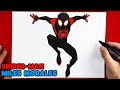 How to Draw Miles Morales Spider-man | Step-by-Step