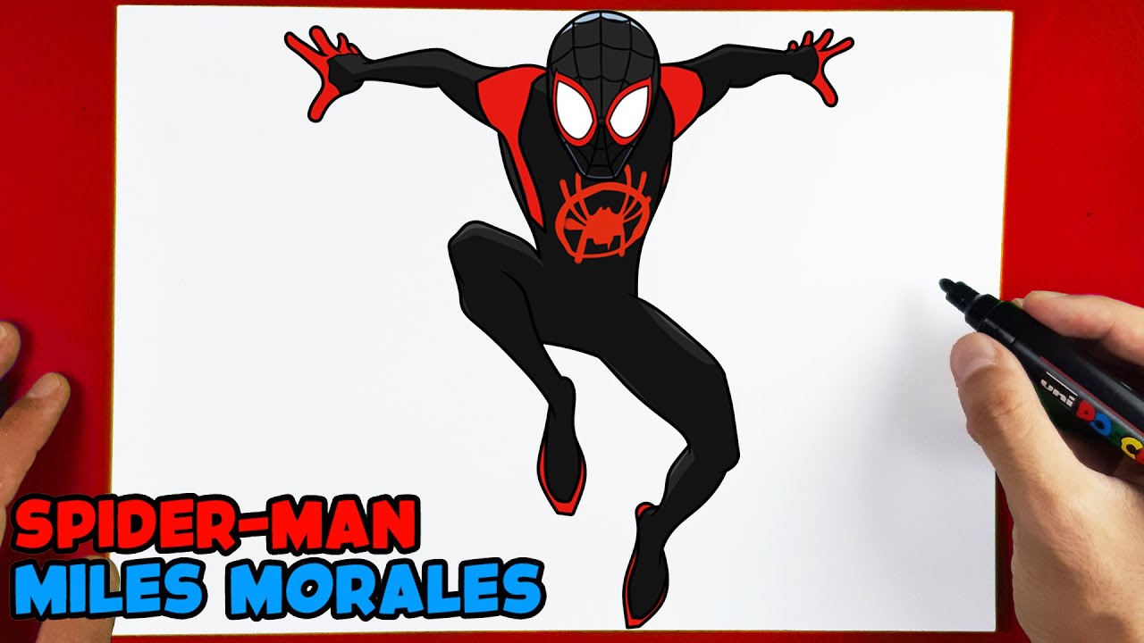 Dibujos de spiderman miles morales