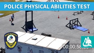 Police Physical Abilities Test Mount Pleasant, Sc