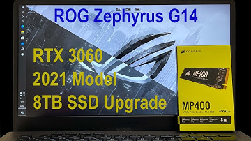 Asus ROG Zephyrus G14 (2021) | 8TB SSD Upgrade Tutorial