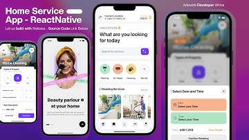Home Service App | Built with React Native & Firebase | Full Source Code Available!
