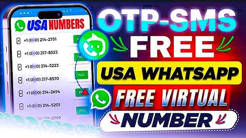 Get FREE USA Virtual Number For WhatsApp, Telegram & Gmail Verification | Unlimited Temp Numbers