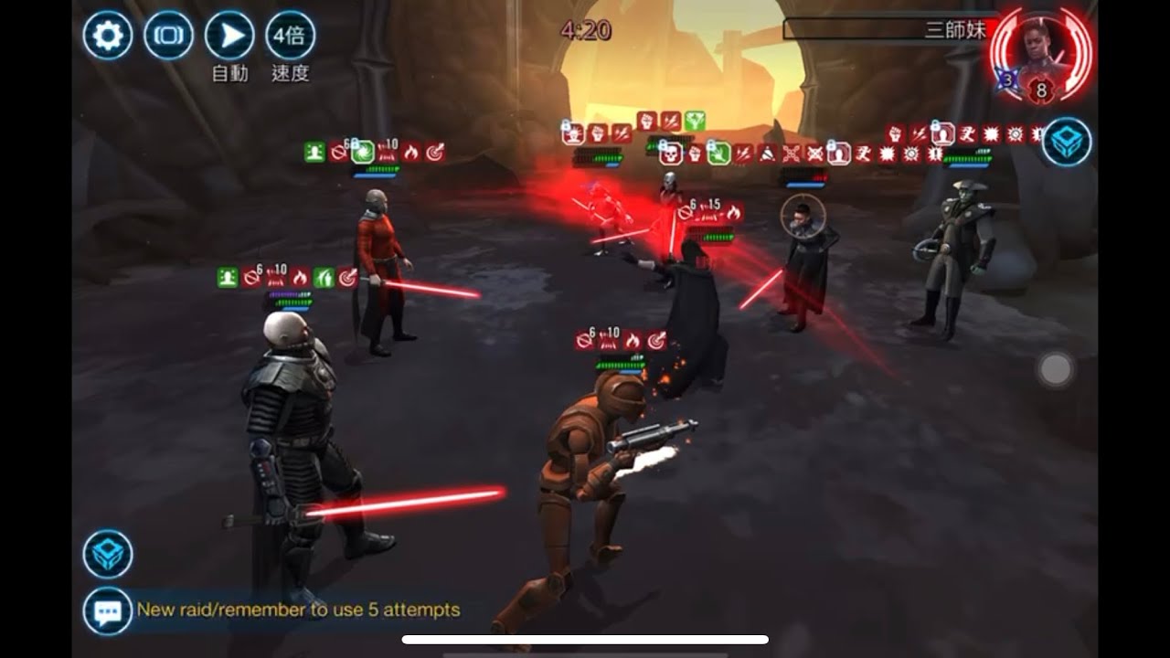 《SWGOH》Darth Revan vs Third Sister counter in TW YouTube