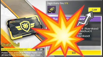 Call Of Duty Mobile  Login Every Day Ranked Shield Card