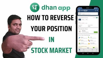 How to reverse your position in stock market on Dhan mobile app | Dhan series | Tech with Ankush