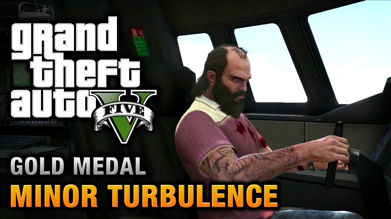 GTA 5 - Mission #47 - Minor Turbulence [100% Gold Medal Walkthrough]