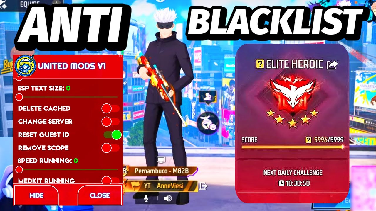 NOVO MOD MENU FF UNITED MODS FULL V1 ANTI BLACKLIST ATUALIZADO BO52 🔰 MOD MENU FREE FIRE UNITED MODS