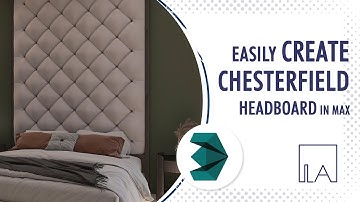 Creating Chesterfield Headboard in 3DS Max in under 5 Minutes!