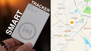 This Is Credit Card Shape Smart Card Tracker - Wallet-Friendly & Wireless Charging Compatible