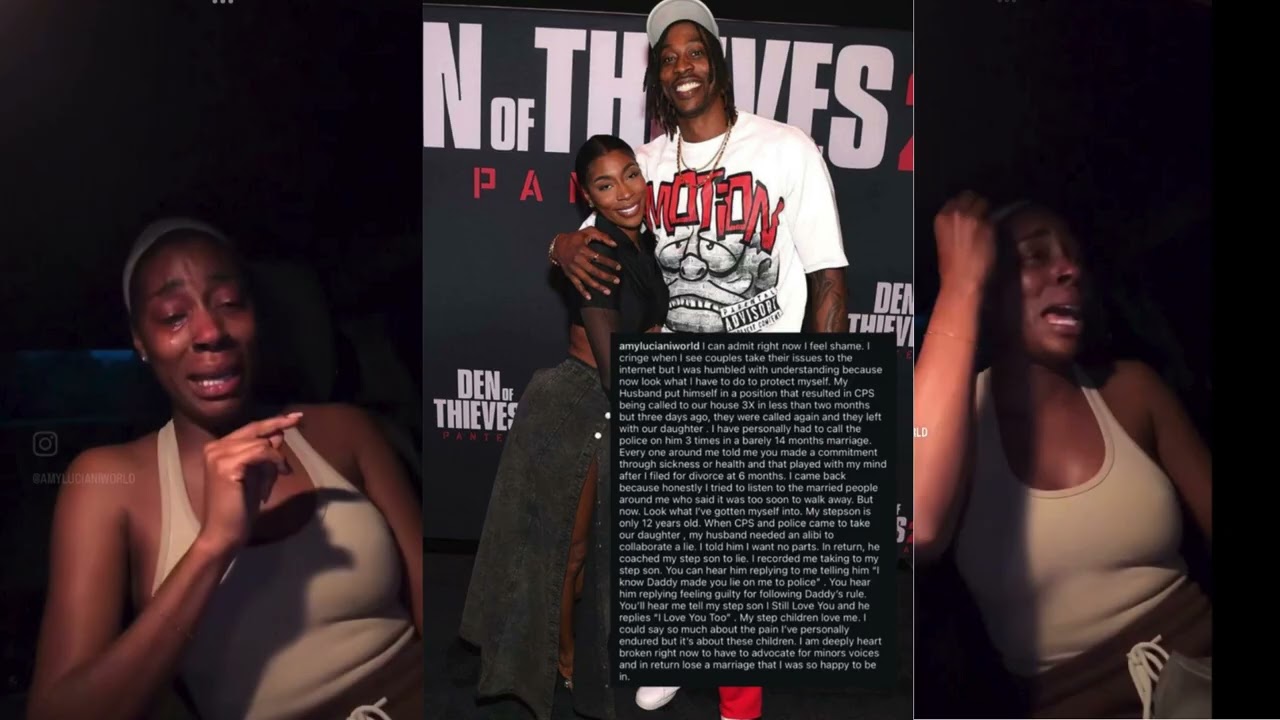 Жена Дуайта Ховарда, Эми Лучиани, со слезами на глазах говорит, что у DW проблемы с запрещенными ...