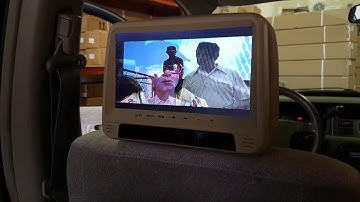 New 2x9" headrest dvd players HDMI input USB and SD card