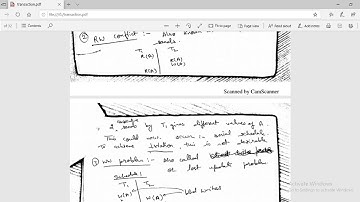 Transaction RW, WR, and WW Conflicts