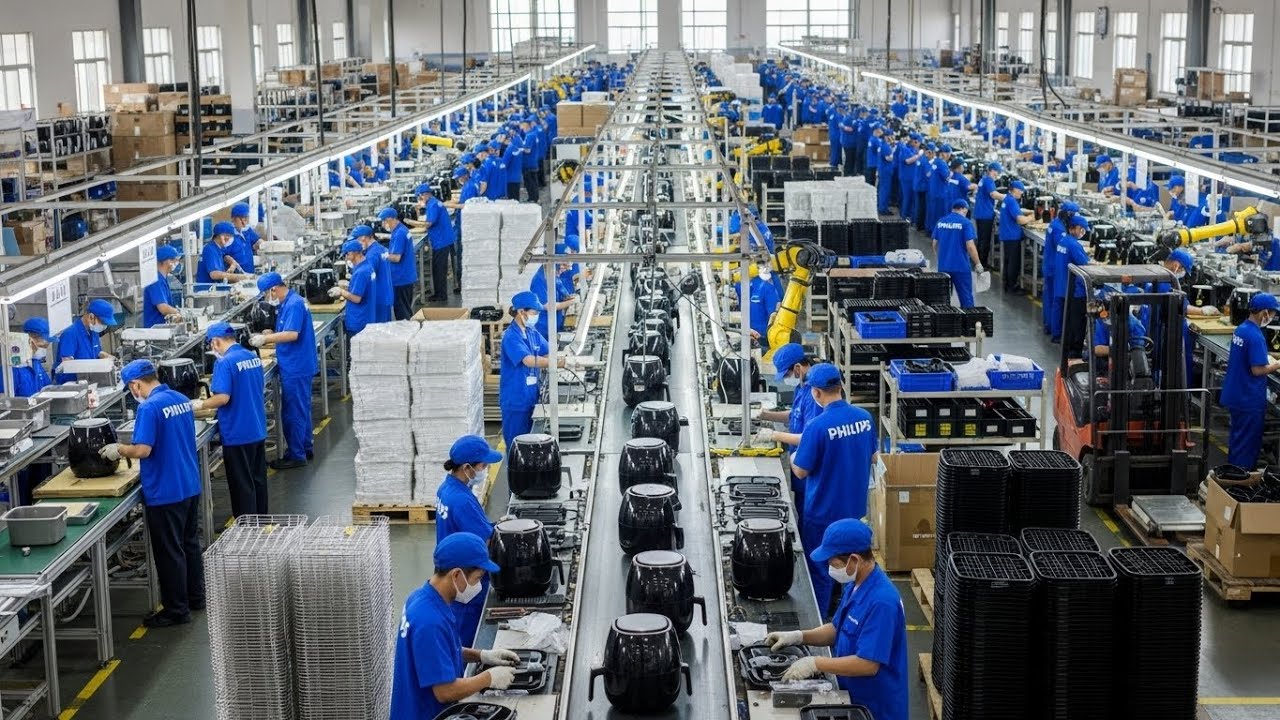 Philips Reedsville Factory Philips Air Fryer Factory 🍟 Inside The Massive Production Line ...