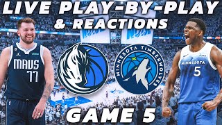 Dallas Mavericks vs Minnesota Timberwolves | Live Play-By-Play & Reactions