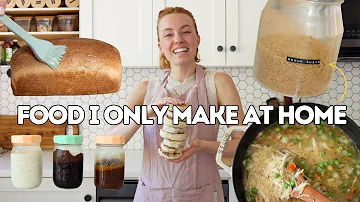 What I DO NOT Buy At The Store As A Homemaker (and make at home!)