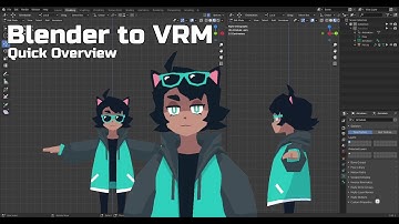 From Blender to VRM: Prepare your own Vtuber Model