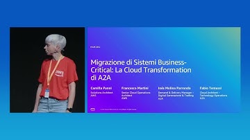 AWS Summit Milan 2025 - Migrazione di Sistemi Business-Critical: Cloud Transformation di A2A