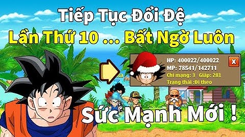 Ngọc Rồng Online - Cần củ bù siêng năng đổi đệ tử hóa khỉ vĩnh viễn lần thứ 10 và mở luôn skill2