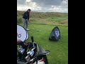 1st tee driver at Trump international golf links scotland in aid of prostate Cancer UK