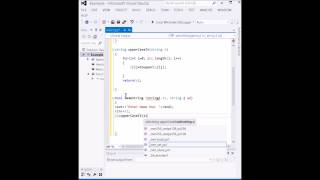 Functions and String Comparison Visual Studio C++