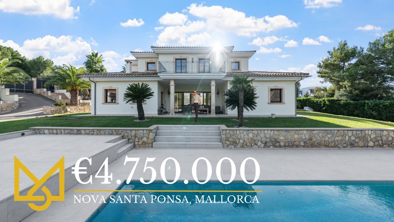 This is What €4.75M Buys You Next to the Golf in Mallorca - A True Luxury Villa in Nova Santa Ponsa