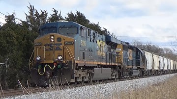 CSX ES40DC 5296 w/ Nice K5HL Leads Local M779-18 on 3/18/22