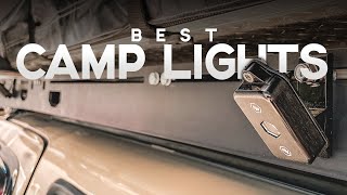 Camping Lights on a Roof Rack