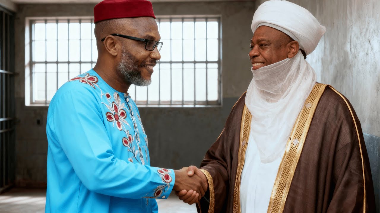 Finally! Sultan Of Sokoto Meet Nnamdi Kanu For Politically Settlement