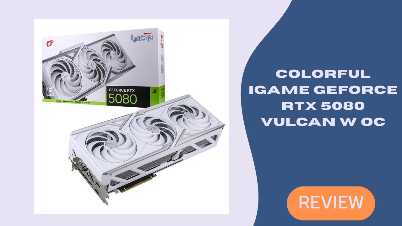 グラフィックボード・グラボ・ビデオカード iGame Vulcan GeForce RTX 5080 Colorful iGame GeForce RTX 5080 Vulcan W OC 16GB GDDR7 256 Bit