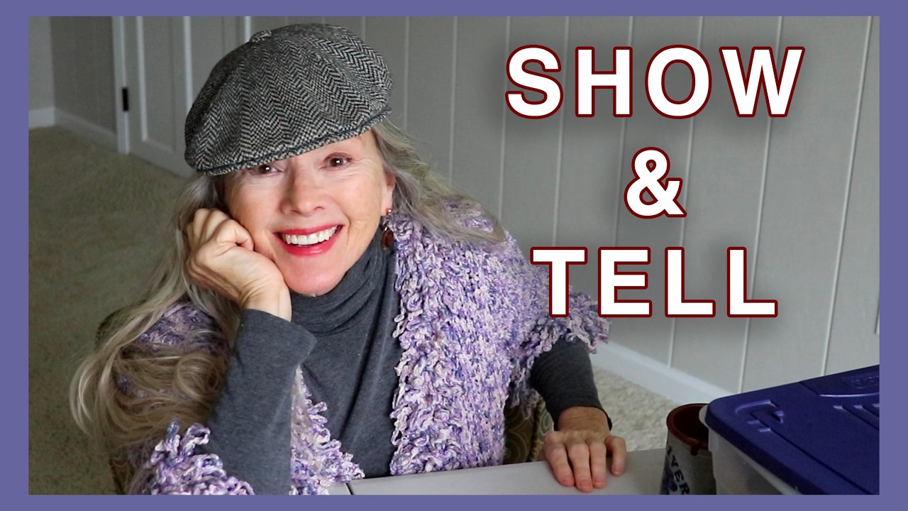 Вязаные крючком шапка и сумочка! Мои #вязаныепроекты, Часть 3, свитера, шарфы + СОВЕТЫ!