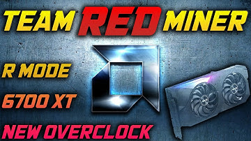 TeamRedMiner R MODE / Rx 6700 XT 86W / 100%