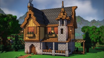 Minecraft: How To Build A Medieval Starter House | Tutorial