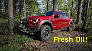 2017-2020 Ford Raptor oil change