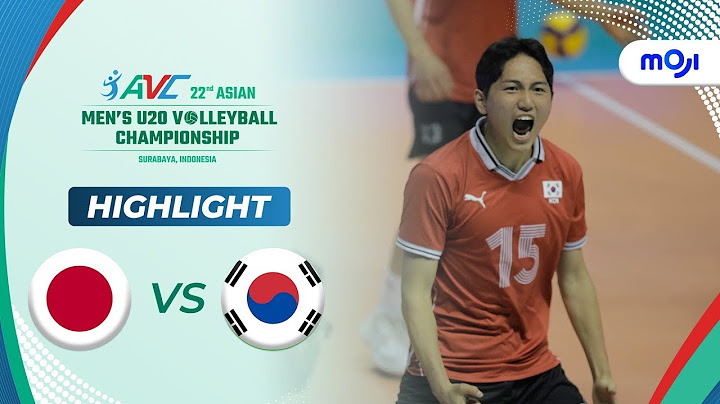 Japan vs South Korea | Semi Final | AVC Asian Men's U20 Volleyball Championship 2024 | Highlights