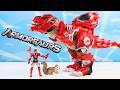 Armorsaurs Armor Up Dinosaurs Tyrannosaurus Ajax Liam Action Figures Toy Review 