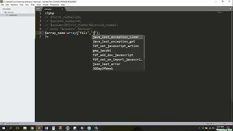 Declaring Variable, Using Concatenation and Arrays