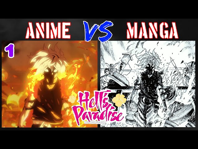 Anime VS Manga - Jigokuraku Season 1 Episode 8 