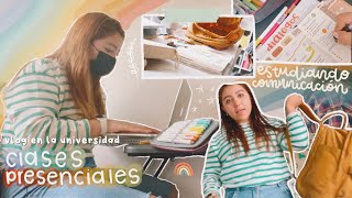 un día estudiando comunicación conmigo  en CLASES PRESENCIALES  vlog