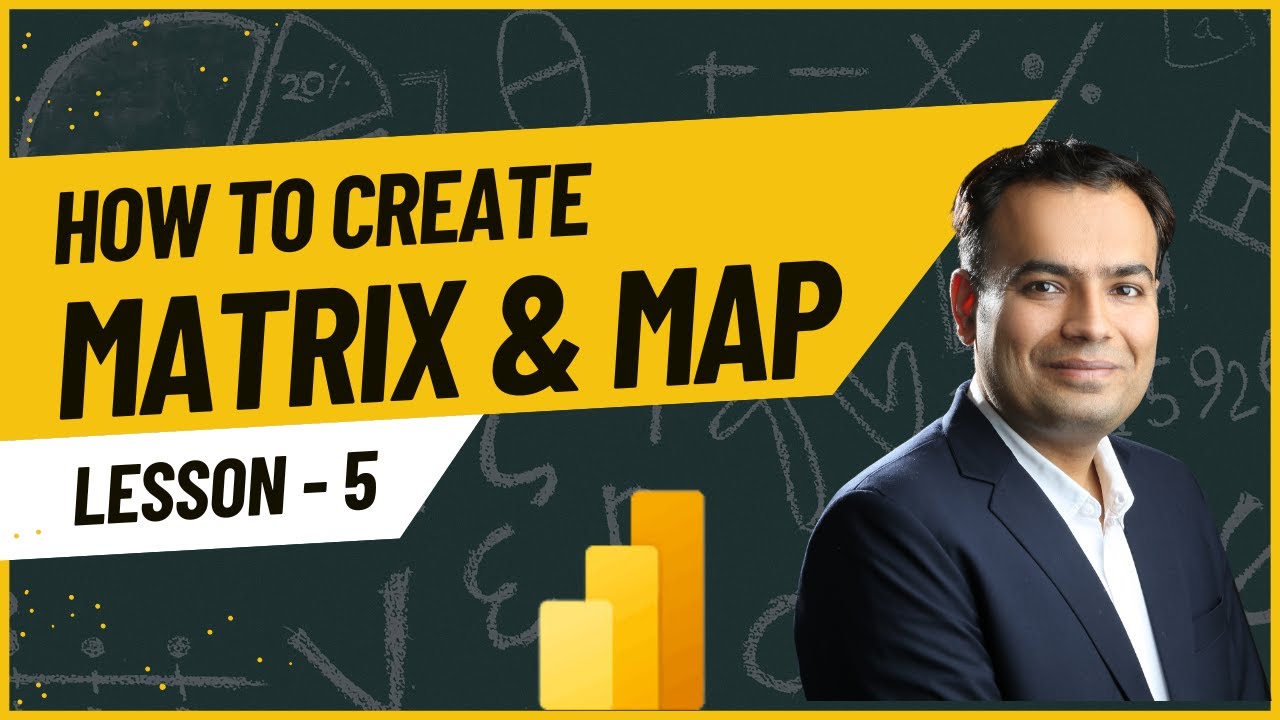 How to create Matrix & Map Visual in Power BI📊🗺️ - YouTube