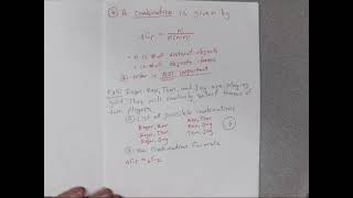 Stats - Video 20 - Counting Techniques Part 2