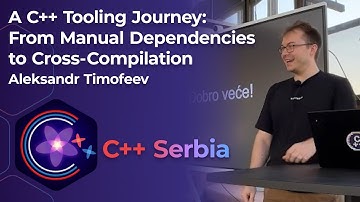 Aleksandr Timofeev — C++ Tooling Journey: From Manual Dependencies to Cross-Compilation — 25.6.2025.